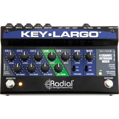 Radial Engineering Key-Largo Keyboard Mixer and Performance Pedal image 1