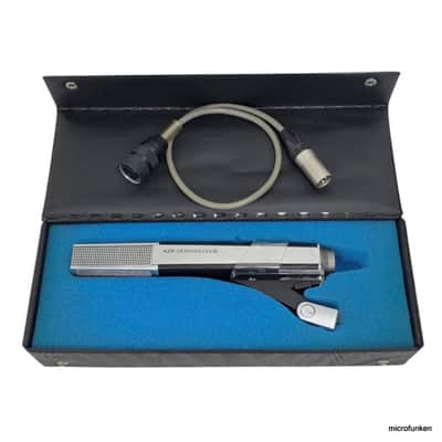 Sennheiser MD441-2 ✓Serviced 80s Vintage Dynamic Microphone. Clip. Case. XLR. MD 441 image 3