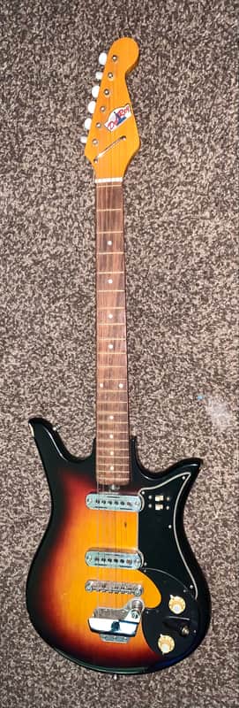 Vintage Teisco del ray Model et 200 Electric guitar made in japan 1965 image 1
