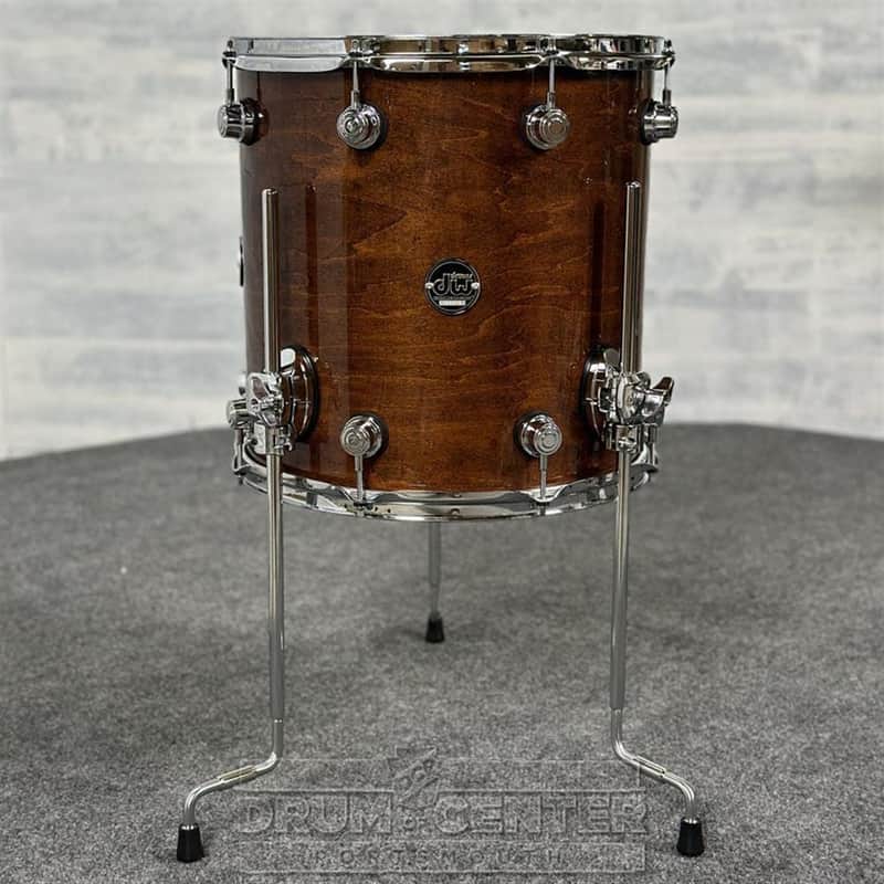 DW Performance Floor Tom 14x14 Walnut Lacquer - DCP Exclusive! image 1