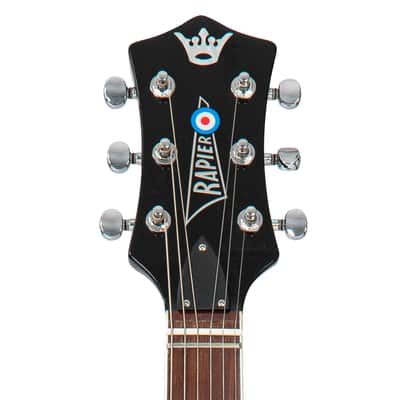 Rapier Mercury Electric Guitar ~ Gloss Black image 7