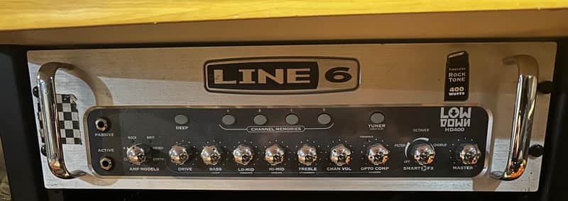 Line 6 LowDown HD400 400-Watt Rackmount Bass Amp Head 2008 - 2013 - Silver image 1