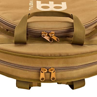 Meinl Professional 22" Cymbal Pro Backpack Case Bag, Coyote Brown MCB22CB image 6