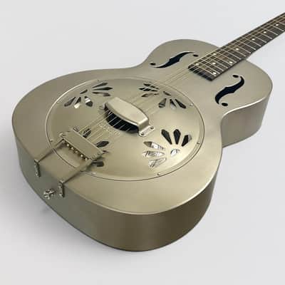 Gretsch G9201 Honey Dipper Round-Neck Resonator Guitar - Weathered "Pump House Roof" image 9