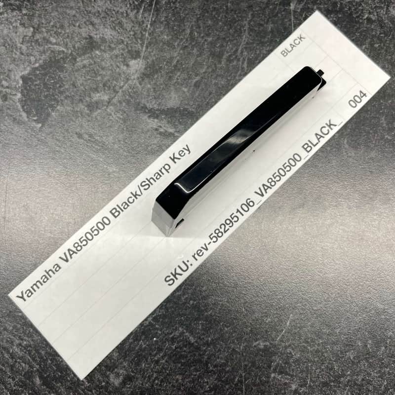 ORIGINAL Yamaha Replacement SHARP/BLACK Key (Yamaha C61K6 Keybeds) (VL57060R/VA850500) for SY22/35/55, DX11, DS55, S30, AN1X, CS6X, V50, W7, YS200, and Korg 707 image 1