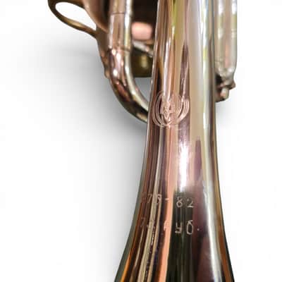 Vintage Soviet Nickel Trumpet Moscow Factory 1975 Original Case 2 Mouthpieces image 6