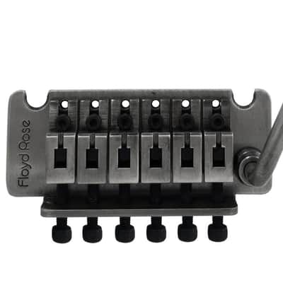 Genuine Floyd Rose Non-Fine Tuner Tremolo Bridge Antique Silver