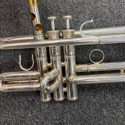 Yamaha YTR-8335S Xeno Bb Trumpet 2000s - Yellow Brass/Silver Plated image 15