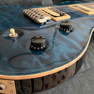 2004 PRS Single Cut - Blue Transparent image 14