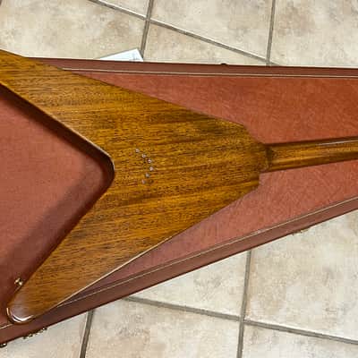 2026 Gibson Custom Shop 1958 Flying V Mahogany Antique Natural VOS image 6