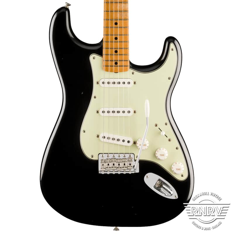Fender Limited Edition Vintera II Road Worn '60s Stratocaster - Black image 1