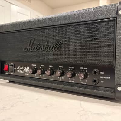 Marshall Limited Edition Studio Classic SC20H JCM 800 20-Watt Guitar Head - Stealth Black - Pepers Pedals Dirty Tree Blackout - Mogami Cables image 10