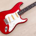 1991 Fender Order Made Stratocaster '62 Vintage Reissue Candy Apple Red + Headstock, Japan MIJ Fujigen