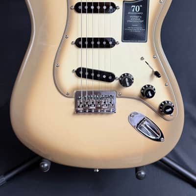 Fender 70th Anniversary Vintera II Stratocaster Electric Guitar Antigua w/ OHSC (616) image 2