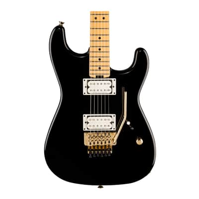 Charvel American Neo-Classic San Dimas SD1 HH FR Maple Fingerboard with Hardshell Gig Bag (Gloss Black) image 3
