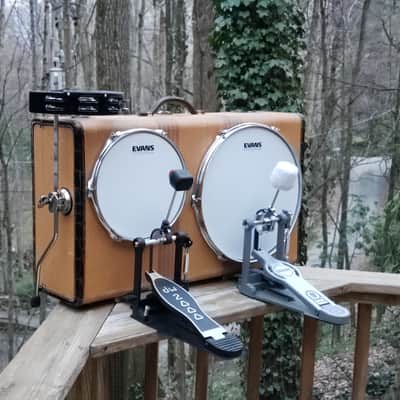 OneManBandDrumCo.  The Trifecta 14inch Bass Drum 10inch Snare Drum Kick Drum Bass Drum Tama Rockstar Drum image 2