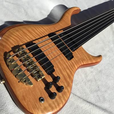 Alembic Orion  6 - String Fretless Bass Natural w/ OHSC FINAL PRICE DROP. image 1