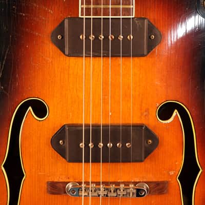1954 Gretsch 6192 Electro II Synchromatic Hollow Body - Sunburst  image 4