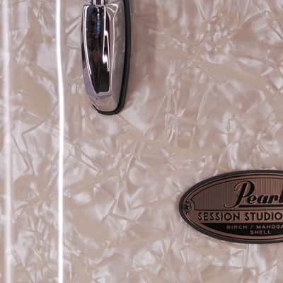 Pearl Session Studio Select 14" x 14" Floor Tom Drum Nicotine White Marine Pearl image 3