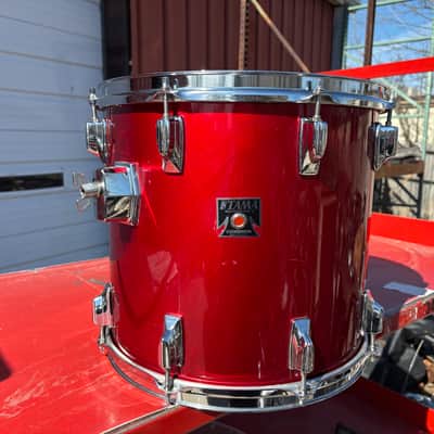 Tama Superstar candy apple red 14 Drum Tom image 1