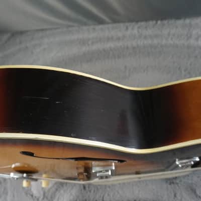 Teisco EP-14 1960s - Brown Burst Hollow Body Electric image 15