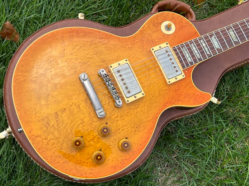 1992 Gibson Custom Shop 1960 RI Les Paul Tom Murphy Birdseye Maple Top Sunburst image 1