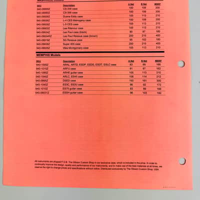 Gibson Catalog and Confidential U.S. Dealer Price Lists 2006 image 4