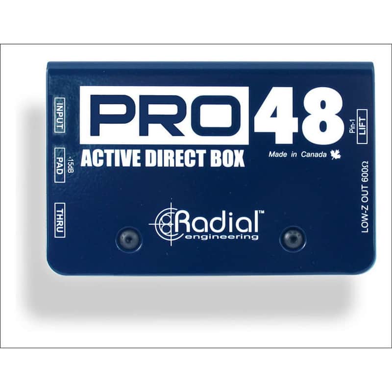 Radial Pro48 Active 48-Volt Compact Direct Box image 1