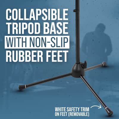 B-Stock Shure by Gator Tripod Mic Stand with Telescoping Boom and Standard Twist Clutch; (SH-TRIPODSTANDTBM) image 4