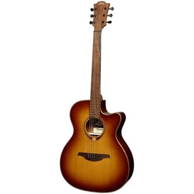 Lag Tramontane T118ACE-BRS |  Auditorium Cutaway Acoustic-Electric, Brown Shadow. New with Full Warranty! image 3