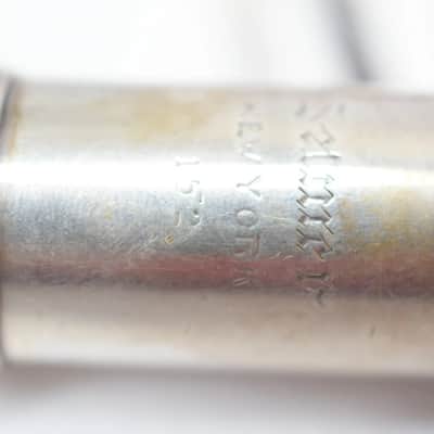 Vintage Selmer New York Handmade Sterling Flute Soldered Toneholes Plays Great *THE BEST* image 9