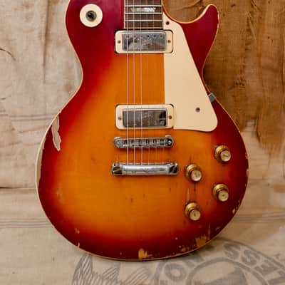 Gibson  Les Paul Deluxe 1971 - Cherry Sunburst image 3