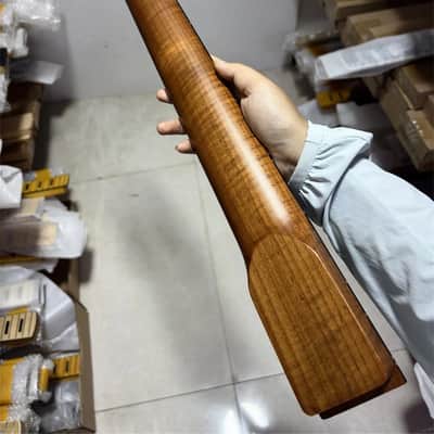7 string 24 frets Satin Roasted Maple electric guitar neck DIY rosewood parts image 4