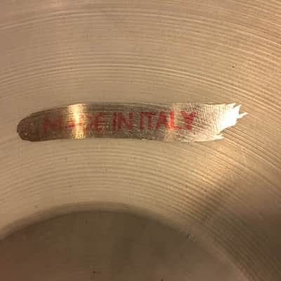 14" Vintage Italian Zanchi Revere Paper Thin Hi Hat Cymbals UFIP K 608g/636g #494 image 13