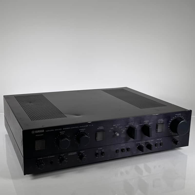 Vintage 1979-81 Yamaha C-4 Natural Sound Stereo Control Pre Amplifier