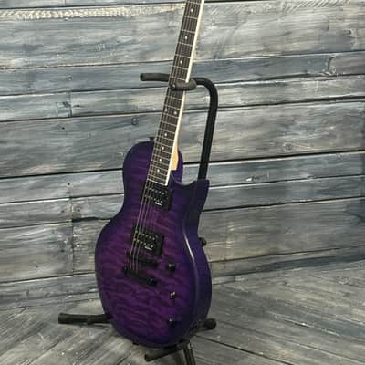 Jackson JS Series JS22Q SC Monarkh with Amaranth Fretboard 2019 - Present - Transparent Purple Burst image 5