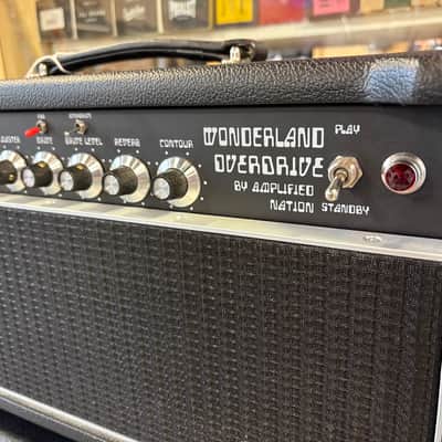 Amplified Nation Wonderland Overdrive V2 50 Watt Black Tolex Amp Head & Cab image 2