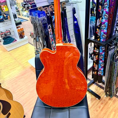 ✨1990✨ Gretsch 6120 Nashville Western Orange MIJ Terada~ Bigsby~ Japan + Case! image 12