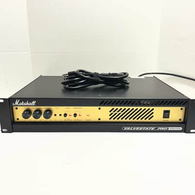 Marshall Valvestate Pro Power Amplifier 120/120 Stereo 2 Channel Watt Amp Valve Rack Mount Rackmount Billy Gibbons VTG Vintage Gold and Black image 12