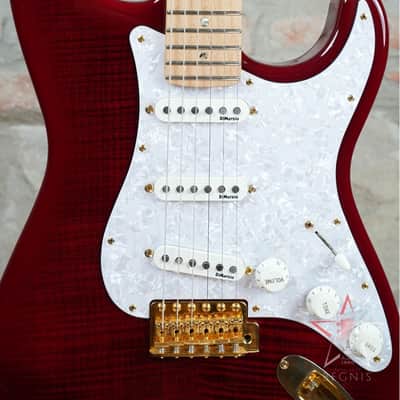FENDER Stratocaster Richie Kotzen Signature TRB - 2016 Made in Japan - Flamed Trans Red Burst image 6
