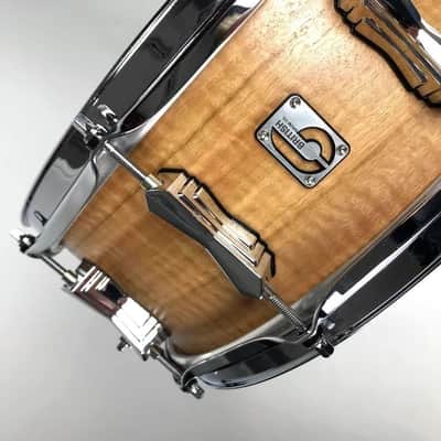 British Drum Co Maverick Maple Snare 6.5″ × 14″ – 10‑Ply Eucalyptus image 7