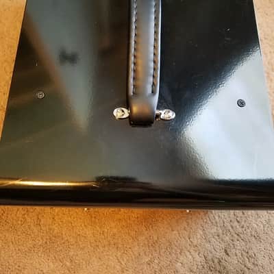 Driftwood Mini Nightmare Amplifier with Flamed Blue Front image 3