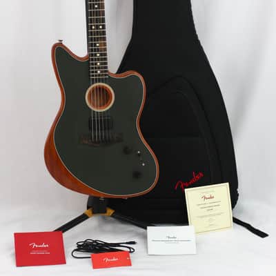 Fender American Acoustasonic Jazzmaster Tungsten image 2
