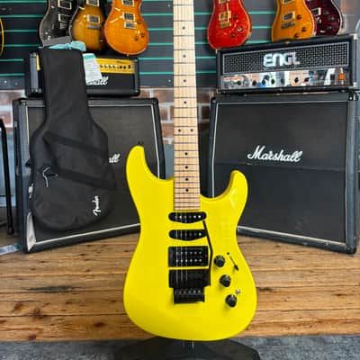 Fender Limited Edition HM Strat Frozen Yellow 2019 Electric Guitar image 1