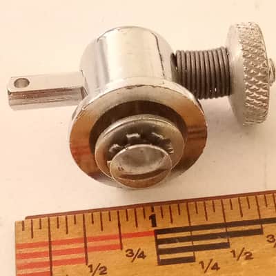 *Camco Snare Drum"Studio"Strainer Butt Plate Oaklawn-Chanute Vintage 60s Economy image 3