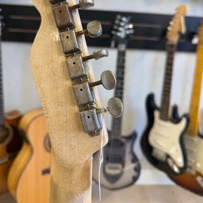 Matney Handmade Telecaster style 2025 - Heavy relic black image 8