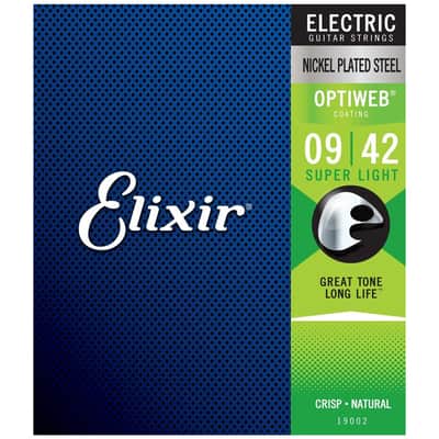 Elixir Electric Guitar String Set OPTIWEB Coating Super Light .009-.042 E19002 Bild 2