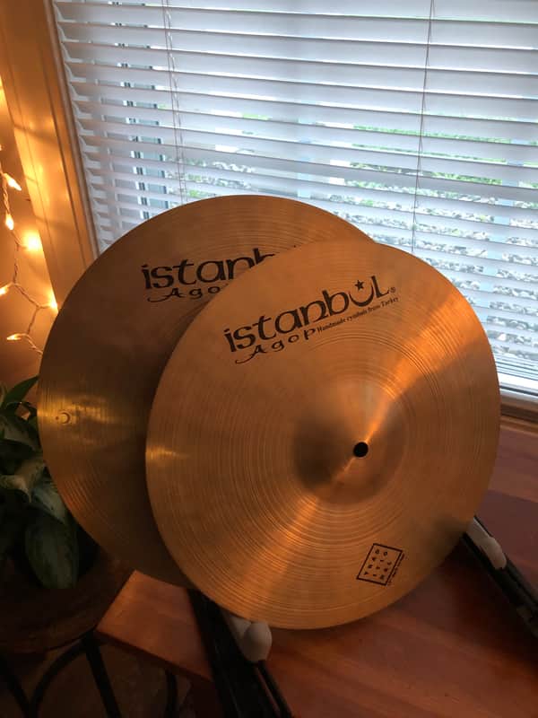 Istanbul Agop Traditional dark hi-hats 13” 698/806 image 1