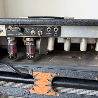 Fender Bassman "Drip Edge" 2-Channel 50-Watt Guitar Amp Head 1968 - 1969 - Silverface image 3