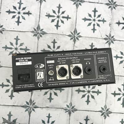 Avalon U5 Direct Box / Instrument Preamplifier image 3